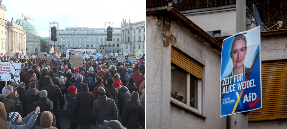 Nemecko, Berlín, Mníchov, AfD, protesty, krajná pravica