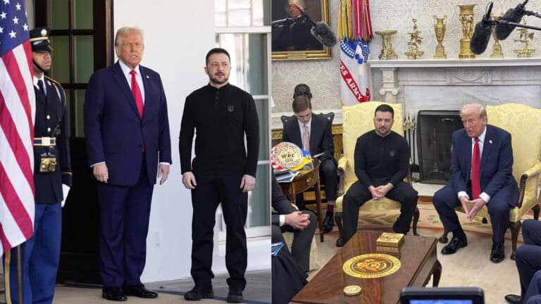 Trump Zelenskyj Biely dom