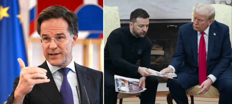 Rutte, Zelenskyj, Trump, vzťahy, náprava