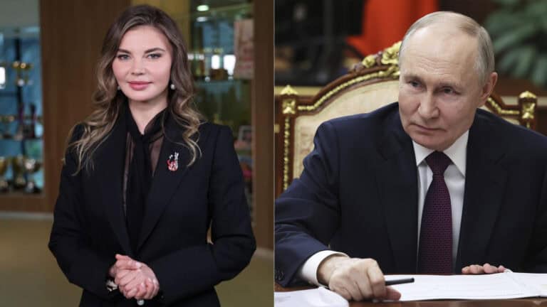 Alina Kabajevová a Vladimir Putin